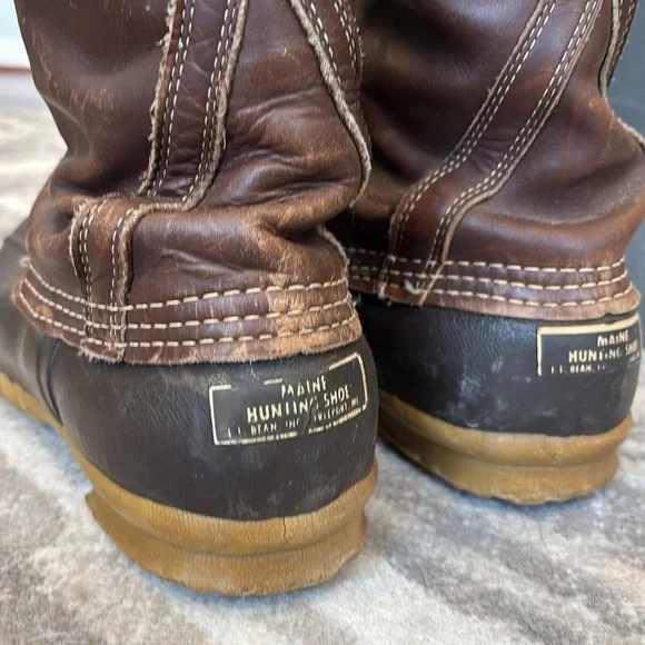 L.L. Bean Men's Brown and Tan Boots - Picture 12 of 16